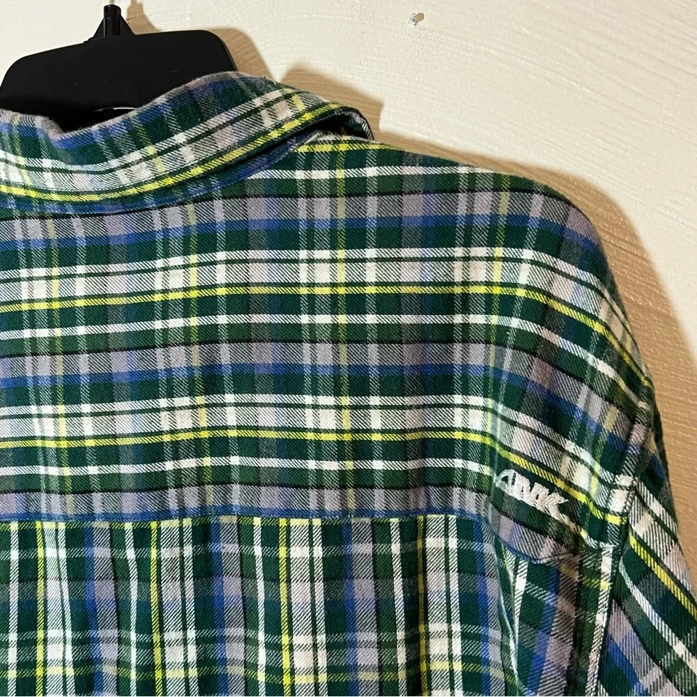 MK Plaid Flannel Button Up Shirt Mens Mountain Khakis